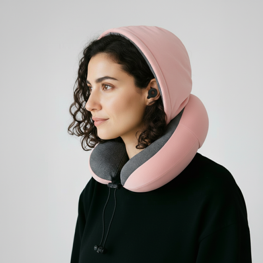 2 כריות צוואר + 2 זוגות אטמי אוזניים | Travelle Pair Kit